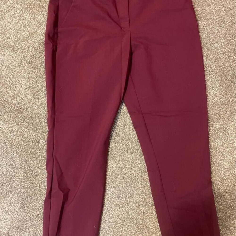 Express women’s red columnist pant size 14